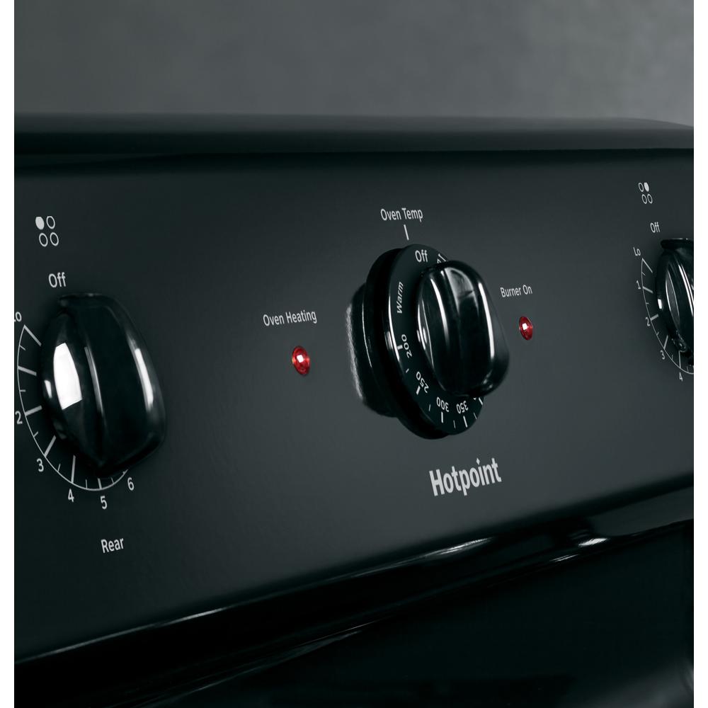 Hotpoint RBS160DMBB 30" FreeStanding Electric Range Black