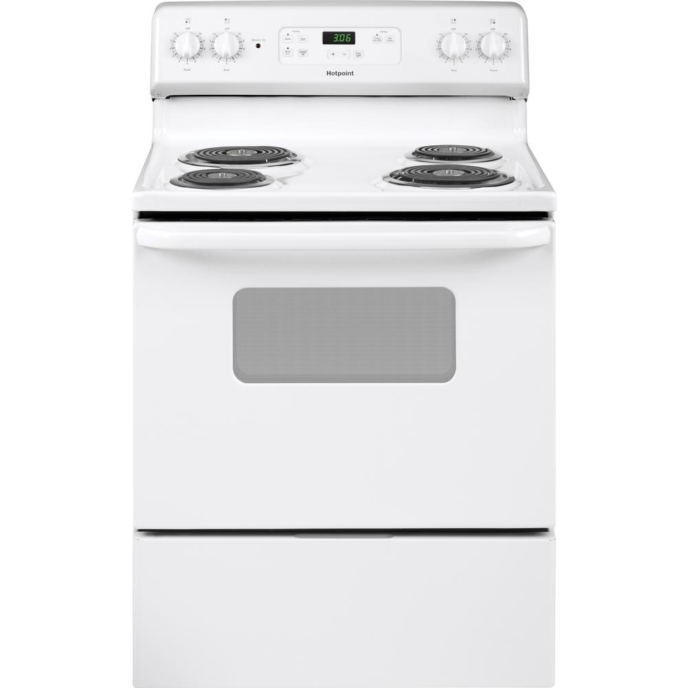 Hotpoint RBS360DMWW 30" Free-Standing Electric Range - White