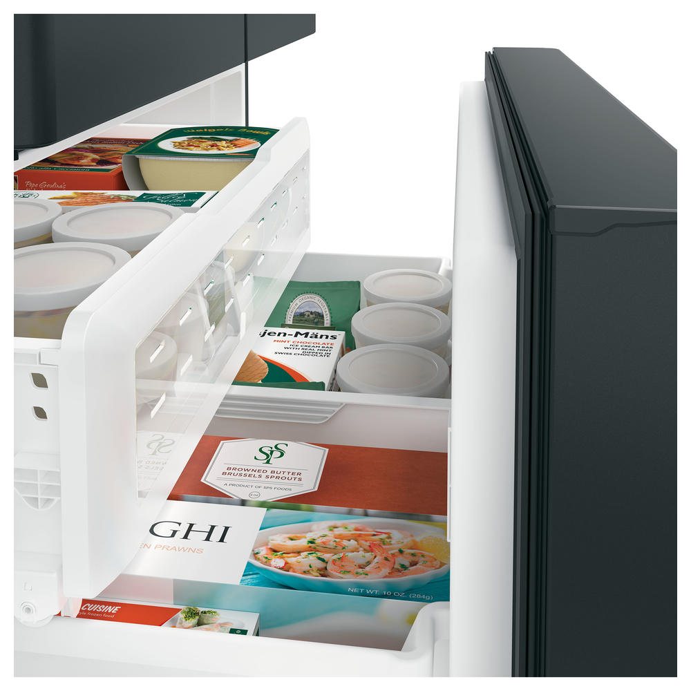 GE Cafe CFE28TP3MD1 27.8 cu. ft. French Door Refrigerator with Hot Water Dispenser - Matte Black