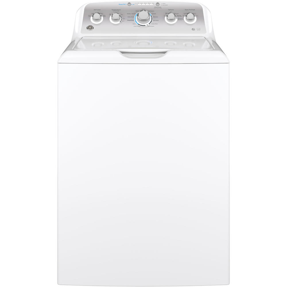 GE Appliances GTW500ASNWS 4.6 cu. ft. Washer with Stainless Steel Basket - White