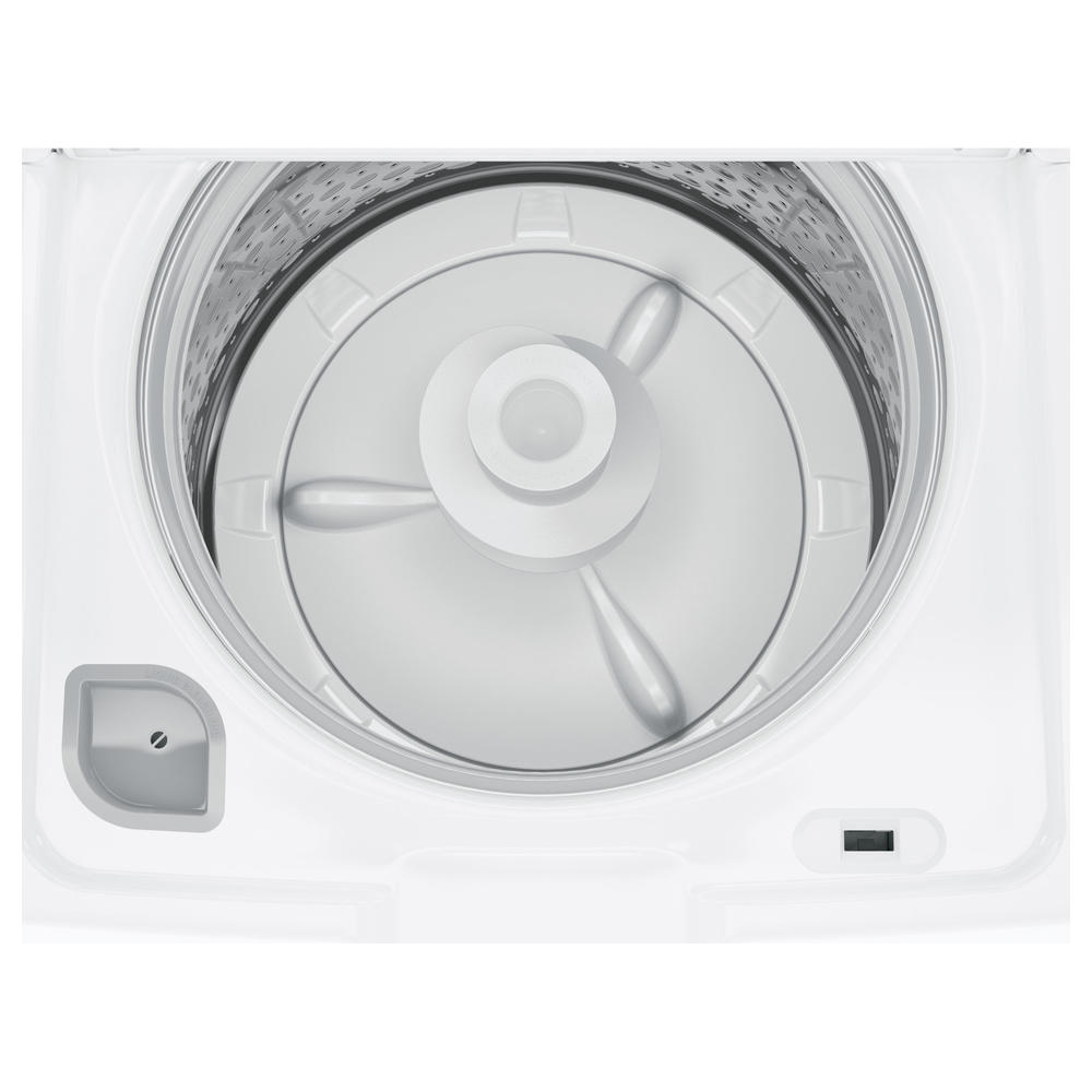 GE Appliances GTW465ASNWW 4.5 cu. ft. Washer with Stainless Steel Basket - White