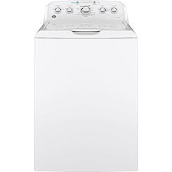 GE Appliances GTW465ASNWW 4.5 cu. ft. Washer with Stainless Steel Basket - White