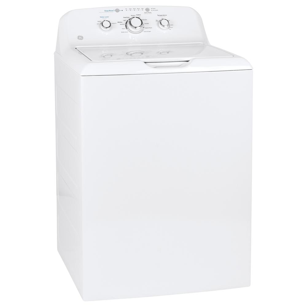 GE Appliances GTW335ASNWW 4.2 cu. ft. Washer with Stainless Steel