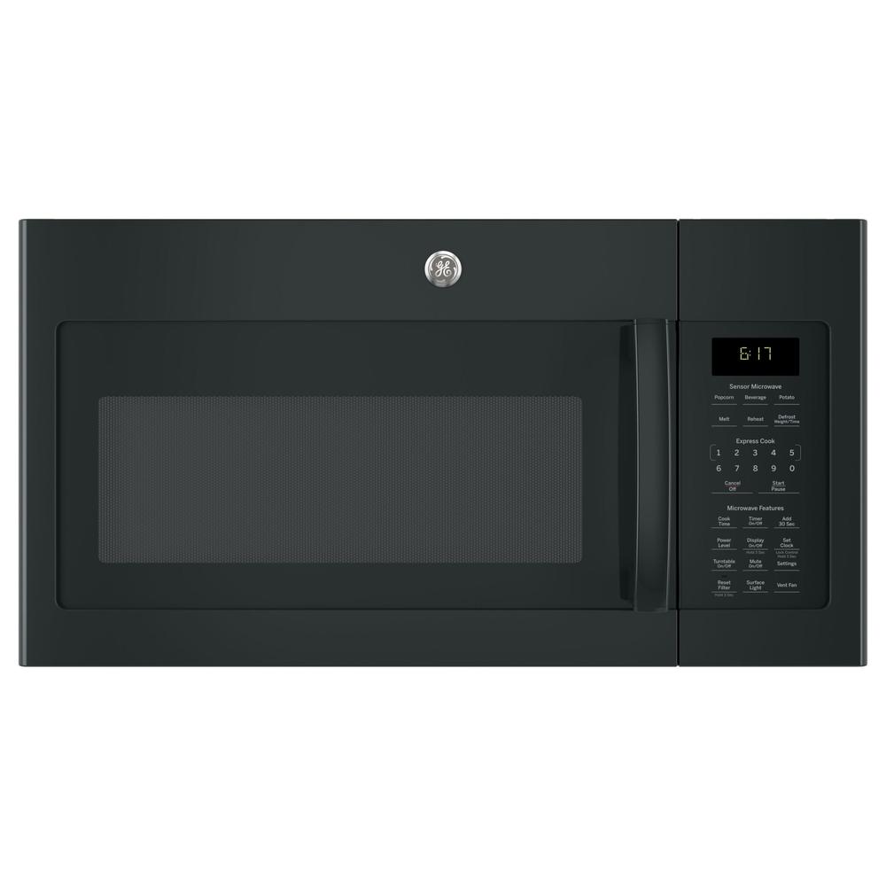 GE Appliances JVM6175DKBB 1.7 cu. ft. Over-the-Range Sensor Microwave Oven - Black