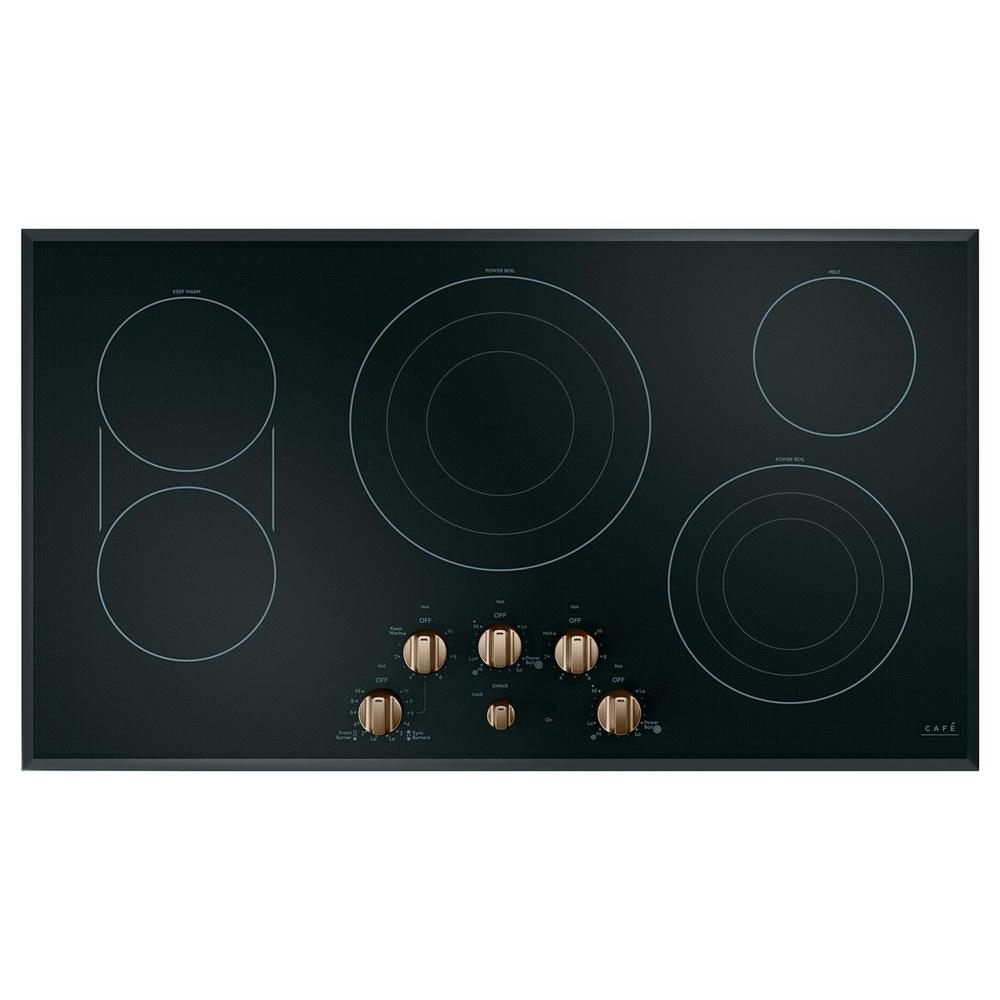 GE Cafe CEP70363MS2 36" Built-In Electric Cooktop - Black