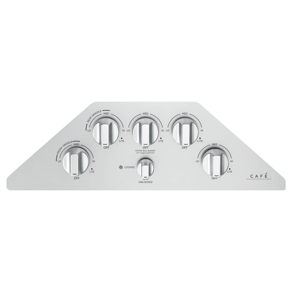GE Cafe CGP95302MS1 30" Built-In Gas Cooktop - White
