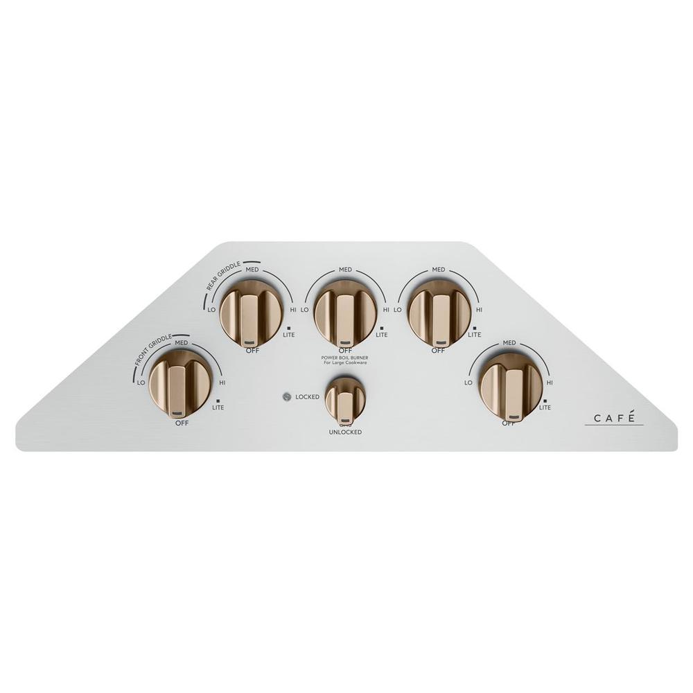 GE Cafe CGP95303MS2 30" BuiltIn Gas Cooktop White