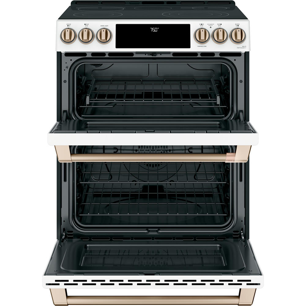 GE Cafe CES750P4MW2 30" SlideIn Radiant and Convection Double Oven
