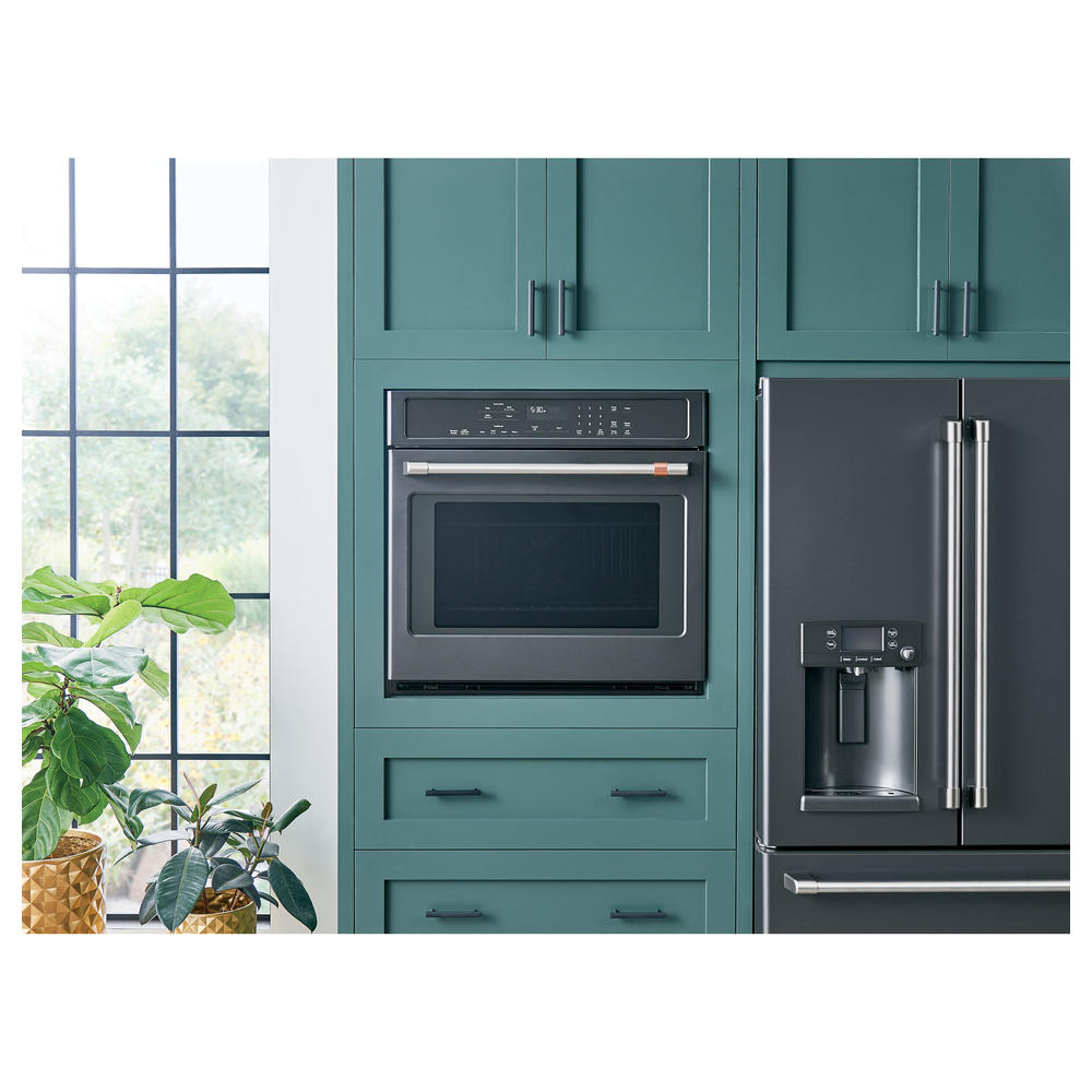 GE Cafe CTS90DP3MD1 30" BuiltIn Single Convection Wall Oven Matte Black