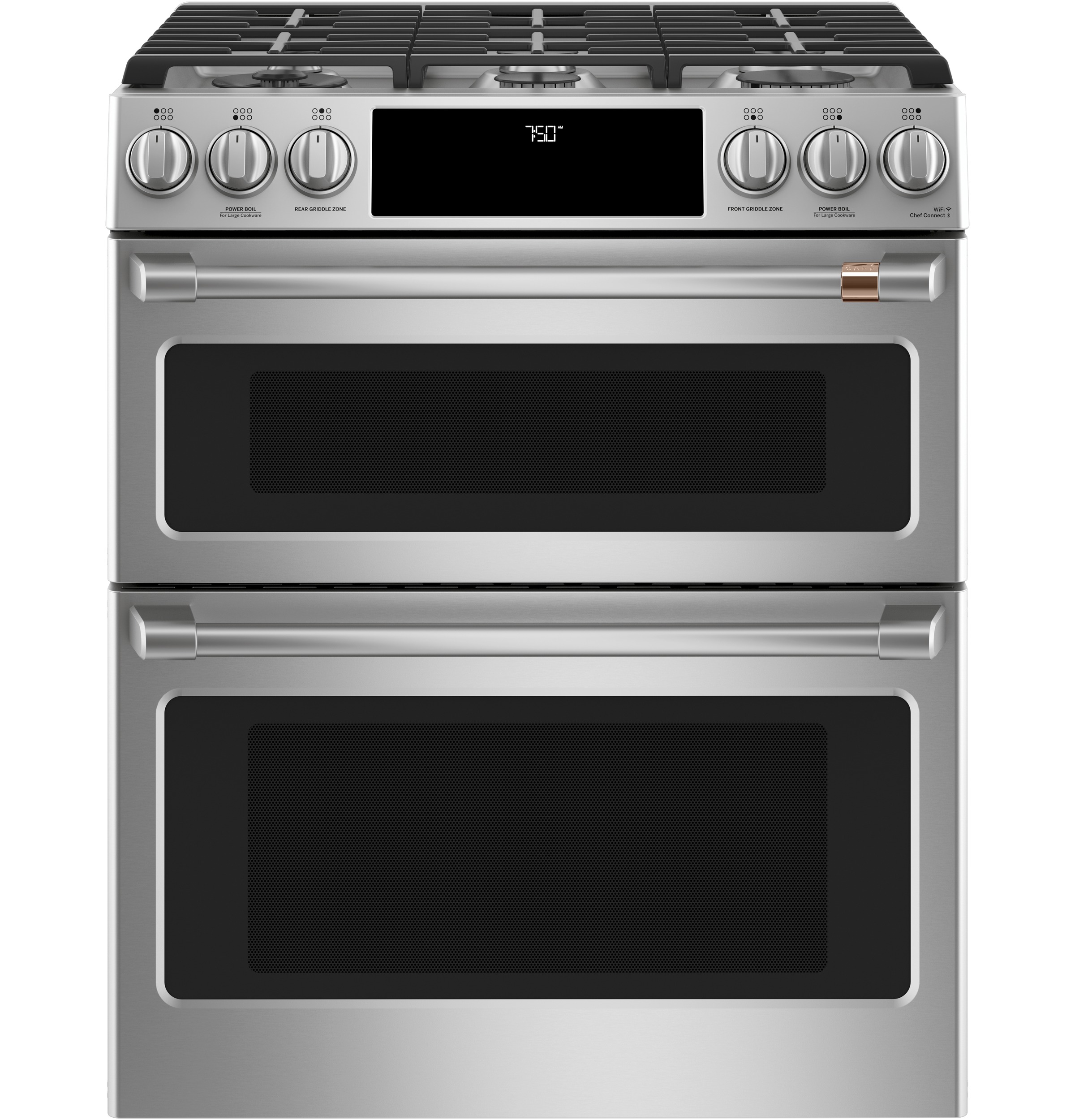 GE Cafe CGS750P2MS1 30 Slide In Gas Double Oven With Convection 
