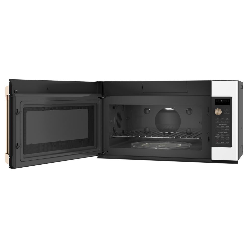 GE Cafe CVM517P4MW2 1.7 cu. ft. Over-the-Range Microwave with Convection - Matte White