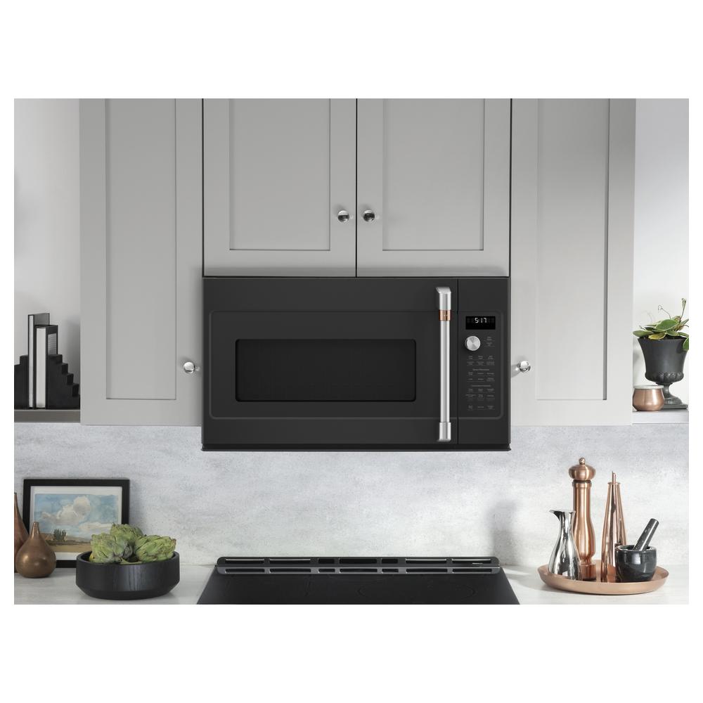 GE Cafe CVM517P3MD1 1.7 cu. ft. OvertheRange Microwave with