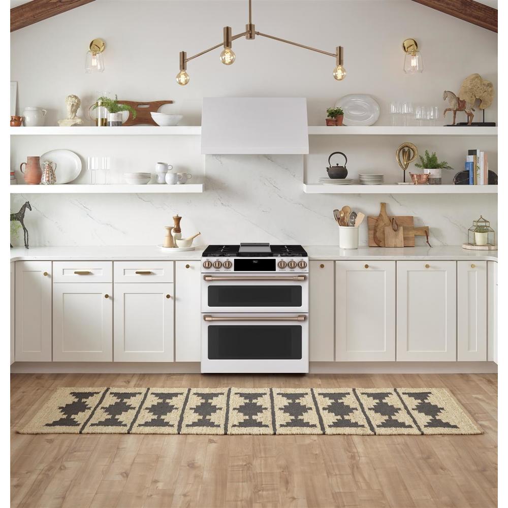 GE Cafe C2S950P4MW2 30" SlideIn Dual Fuel Double Oven with Convection