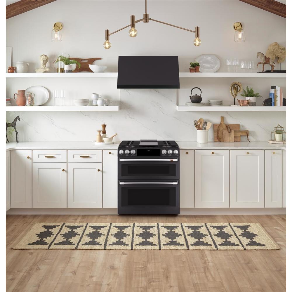 GE Cafe C2S950P3MD1 30" SlideIn Dual Fuel Double Oven with Convection