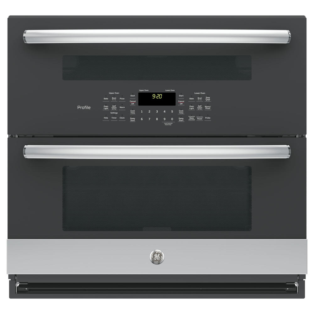 GE Profile Series PT9200SLSS 30" Built-In Twin Flex Convection Double Wall Oven - Stainless Steel