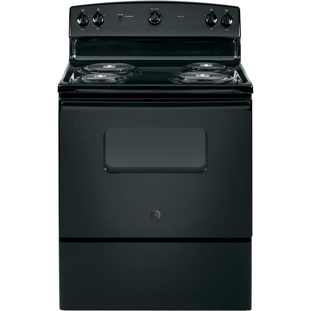 GE Appliances JBS160DMBB 30" FreeStanding Electric Range Black