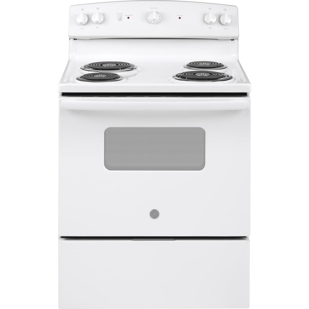 GE Appliances JBS160DMWW 30" Free-Standing Electric Range - White