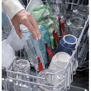 Ge Appliances Gdt665ssnss 24 Interior Dishwasher With Hidden Controls Stainless Steel