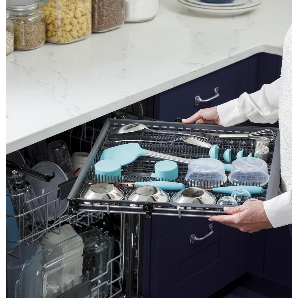 GE Appliances GDT665SGNWW 24" Interior Dishwasher with Hidden Controls - White