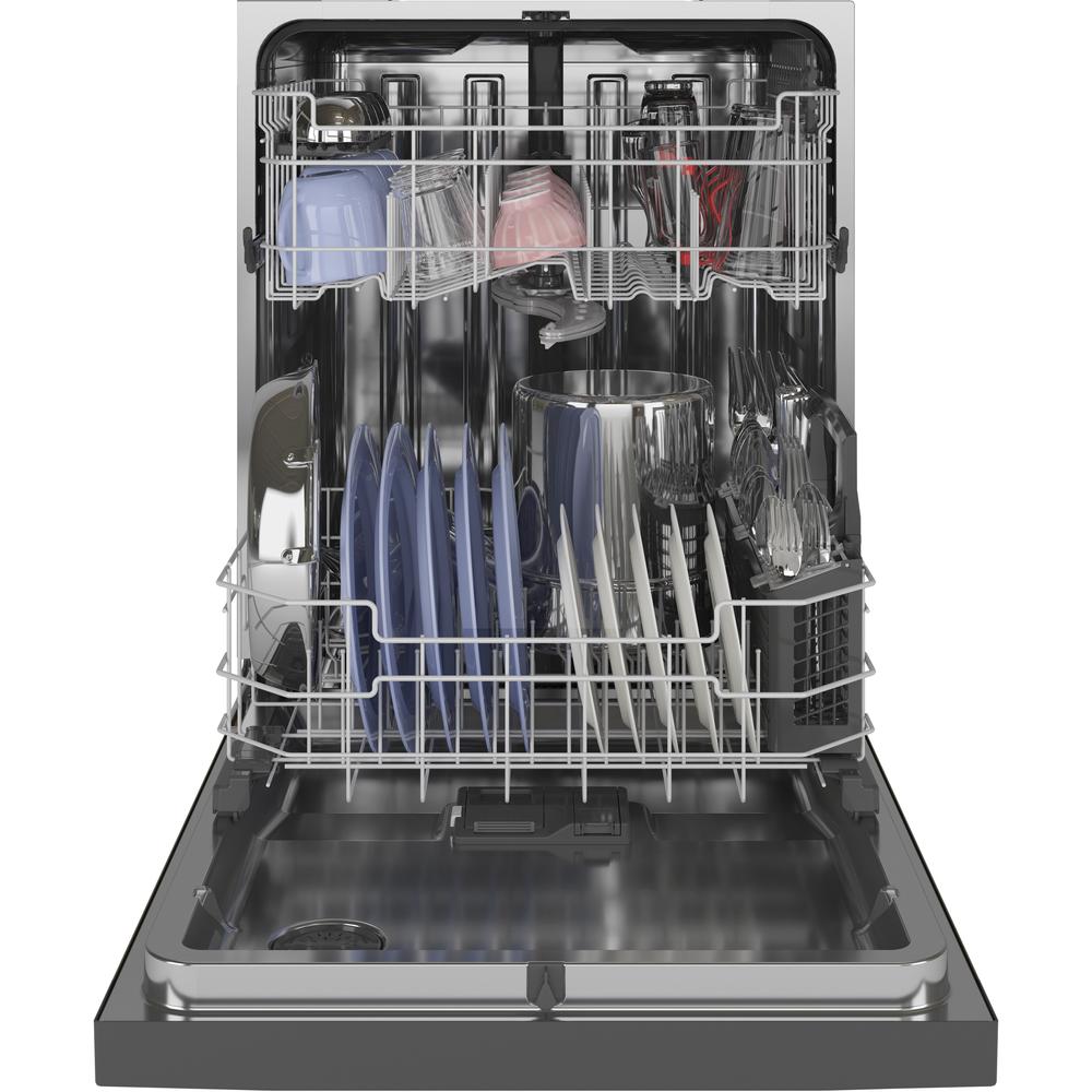 GE Appliances GDF645SMNES 24" Interior Dishwasher with Front Controls - Slate