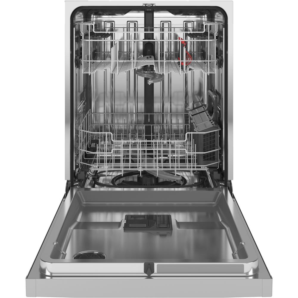GE Appliances GDP645SYNFS 24" Interior Dishwasher with Hidden Controls - Stainless Steel