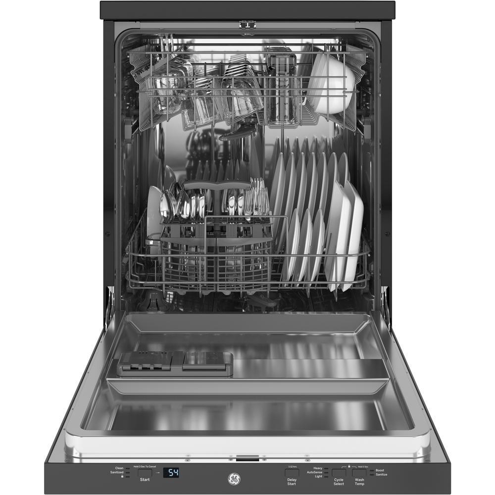 GE Appliances GPT225SSLSS 24" Portable Dishwasher - Stainless Steel