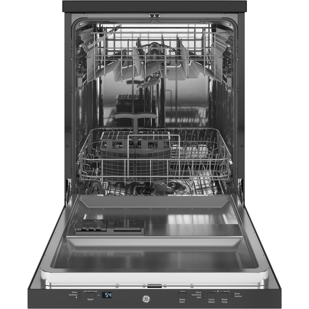 GE Appliances GPT225SGLBB 24" Portable Dishwasher - Black