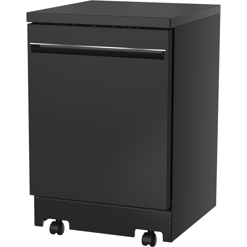 GE Appliances GPT225SGLBB 24" Portable Dishwasher - Black