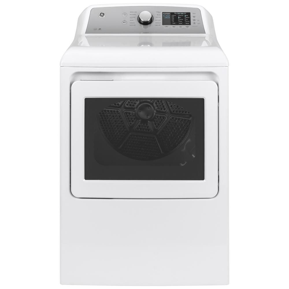 GE Appliances GTD72GBSNWS 7.4 cu. ft. Gas Dryer with HE Sensor Dry - White