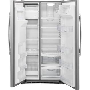 GE Appliances GZS22DSJSS 21.9 cu. ft. Counter-Depth Side-by-Side  Refrigerator - Stainless Steel