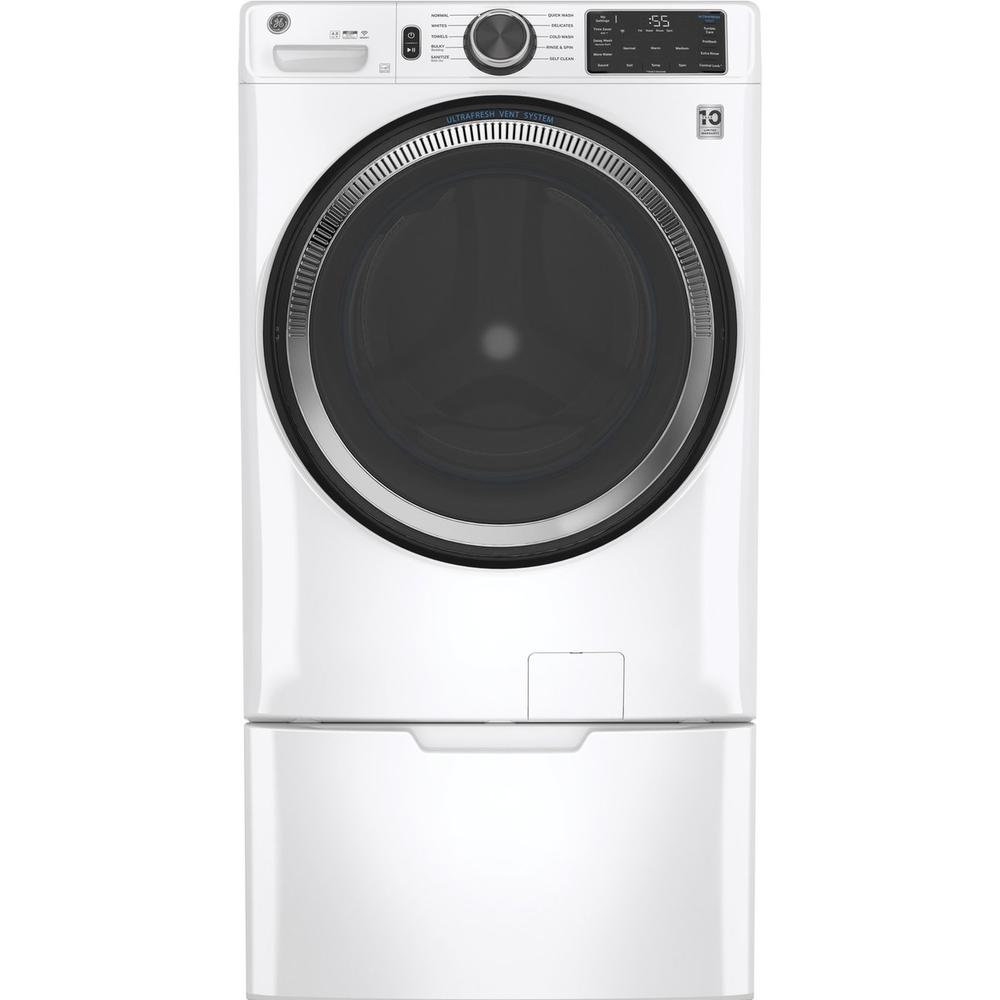 GE Appliances GFW550SSNWW 4.8cu.ft. Front Loading Washer White
