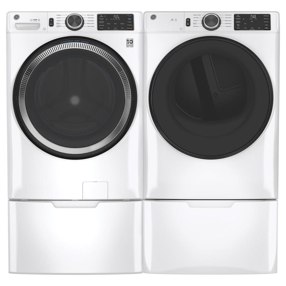 GE Appliances GFW550SSNWW 4.8cu.ft. Front Loading Washer White