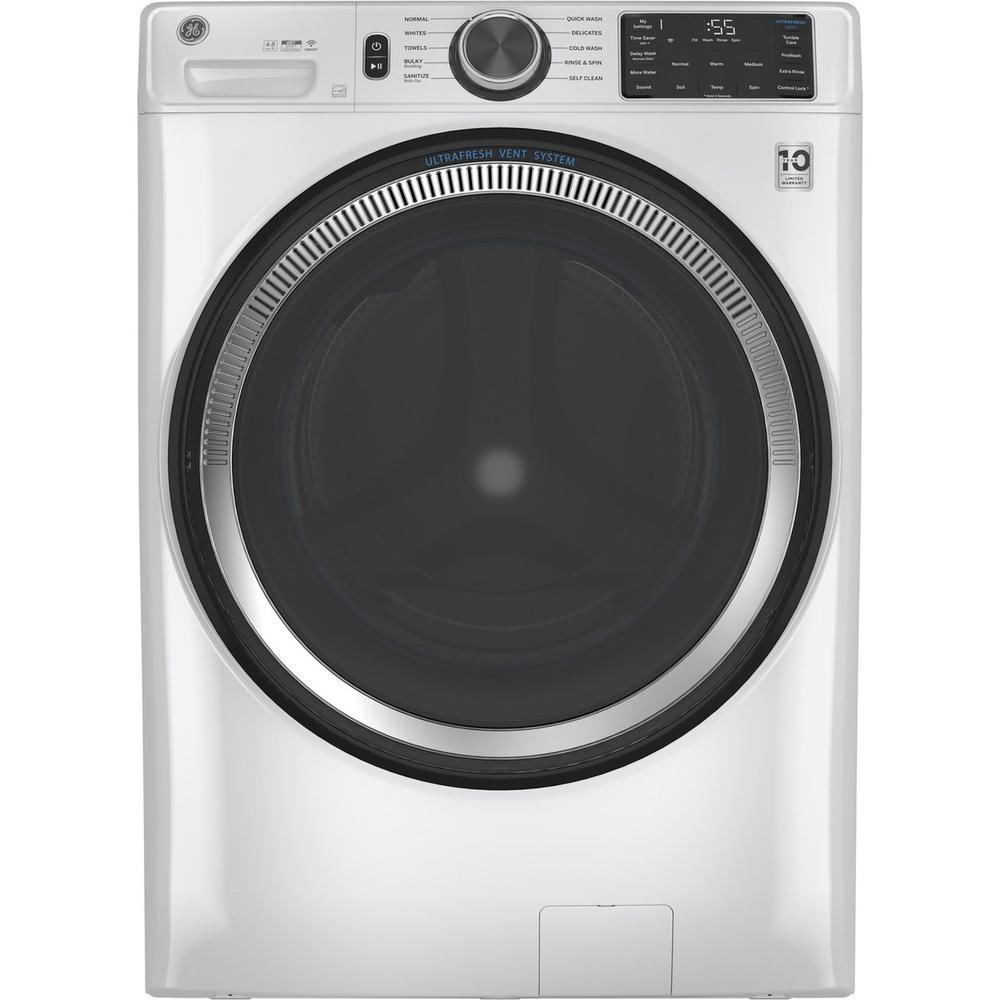 GE Appliances GFW550SSNWW 4.8cu.ft. Front Loading Washer White