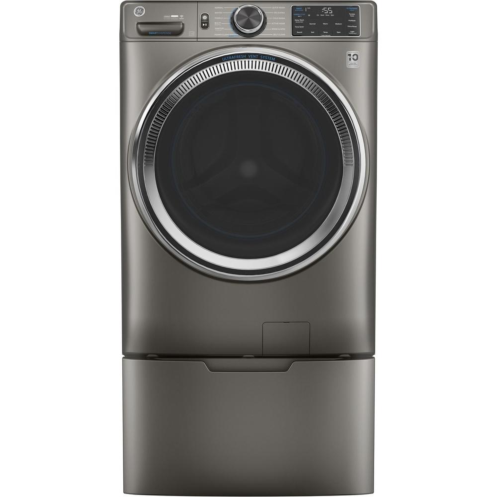 GE Appliances GFW650SPNSN 4.8cu.ft. Front Loading Washer Satin Nickel