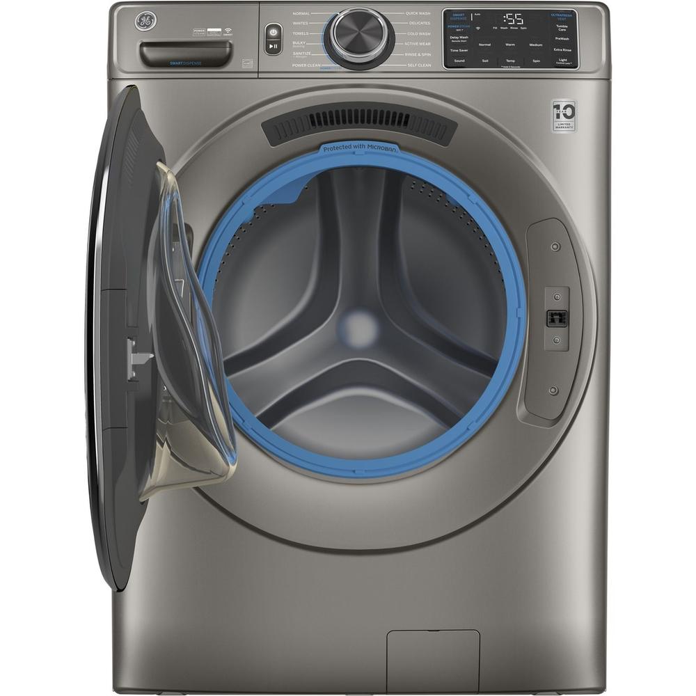 GE Appliances GFW650SPNSN 4.8cu.ft. Front Loading Washer Satin Nickel