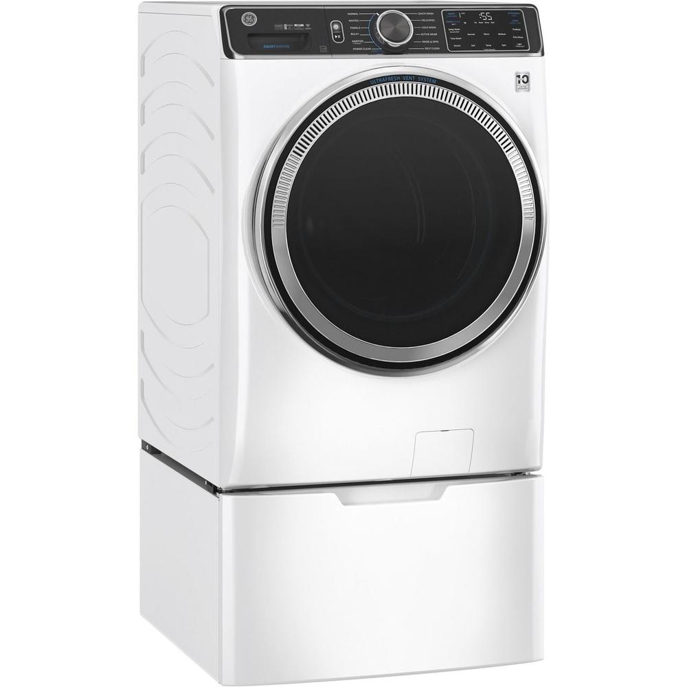 GE Appliances GFW850SSNWW 5.0cu.ft. Front Load Washing Machine with UltraFresh Vent System - White