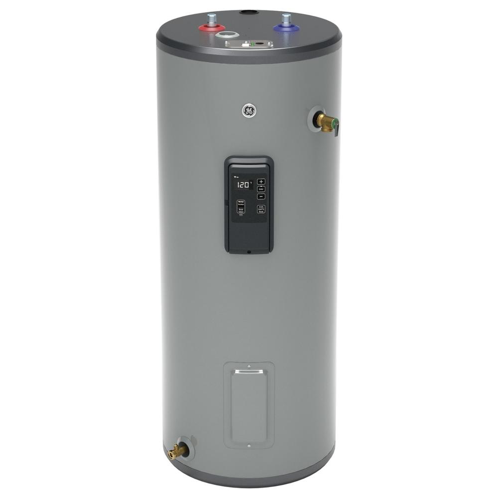 GE Appliances GE30T12BLM Smart 30gal Tall Electric Water Heater - Gray