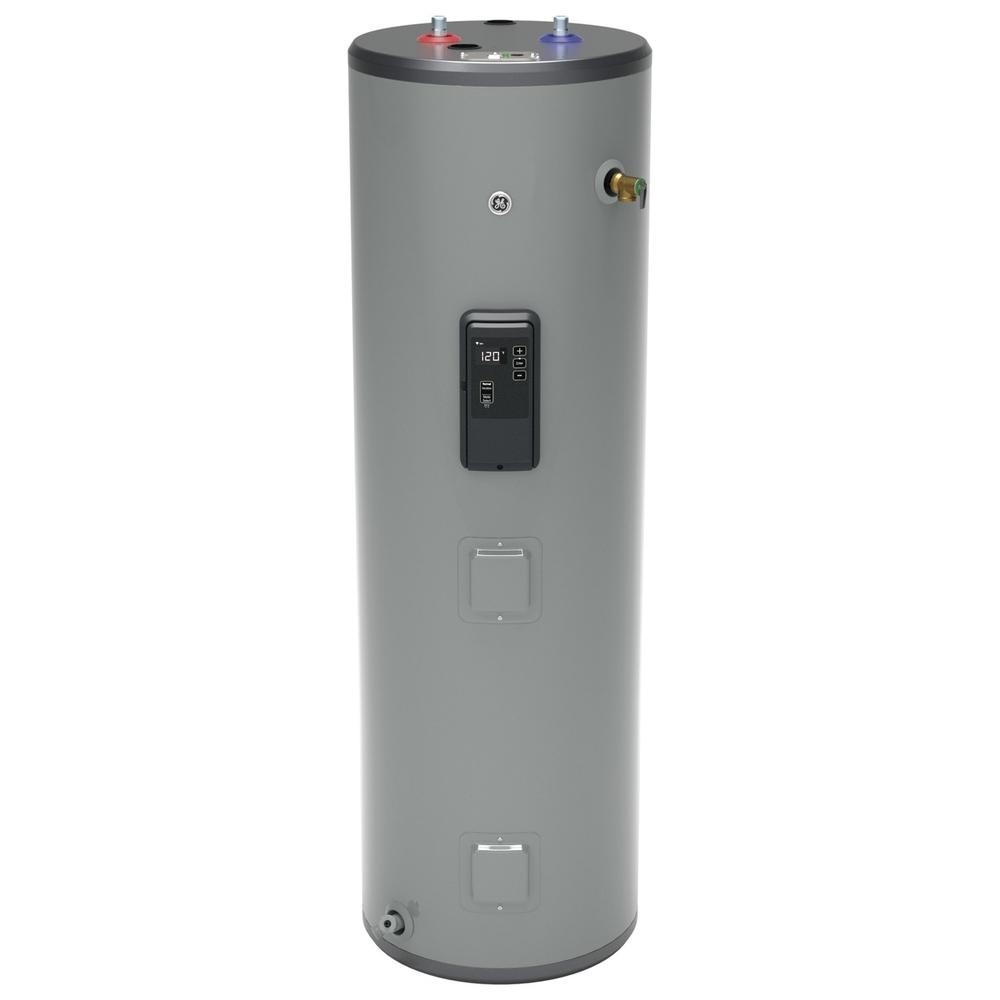 GE Appliances GE40T10BLM Smart 40gal Tall Electric Water Heater - Gray