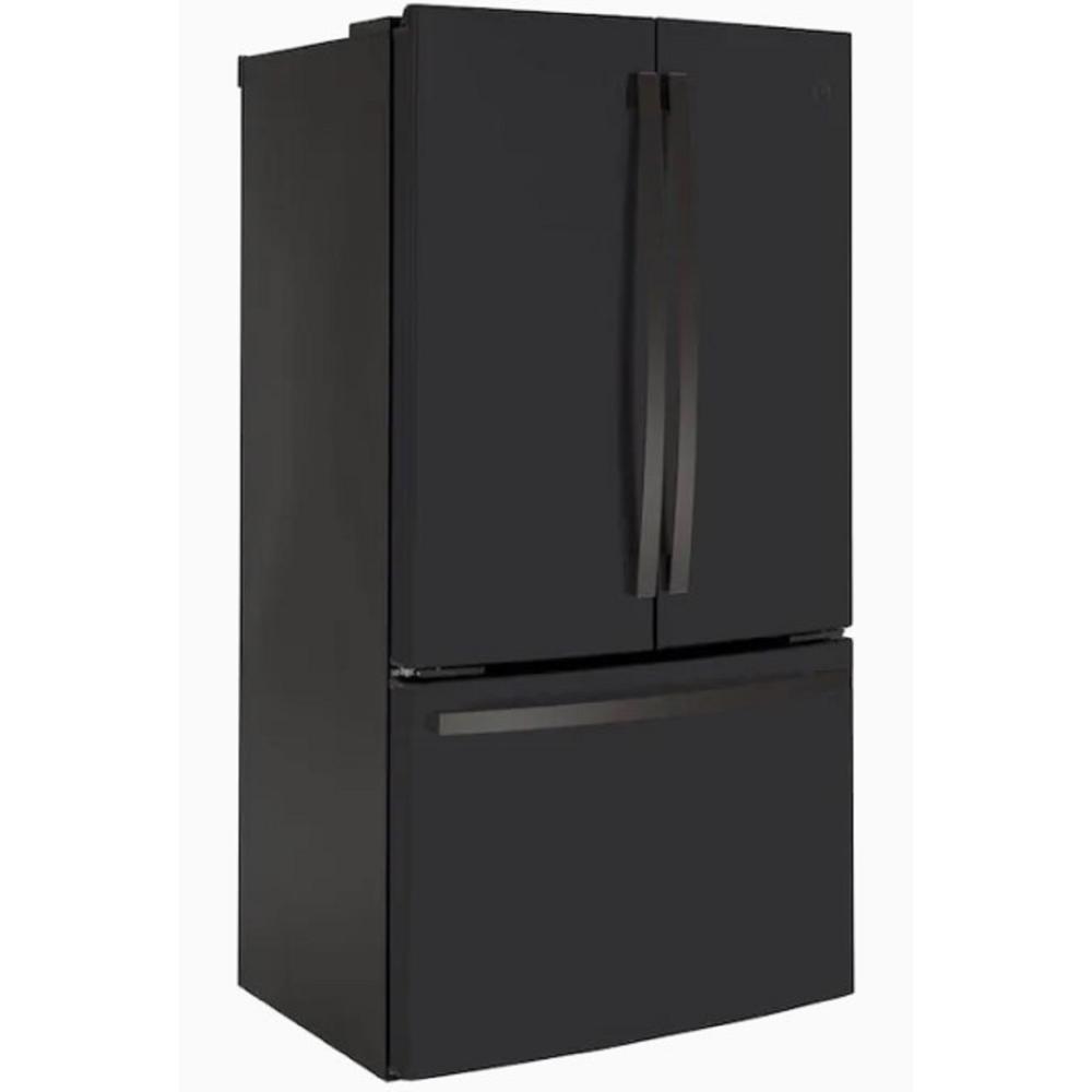GE Appliances GWE23GENDS 36" 23.1 cu.ft. Black Slate French Door Refrigerator