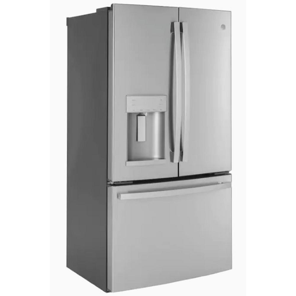 GE Appliances GYE22GYNFS 36" 22.1 cu.ft. Stainless Steel French Door Refrigerator