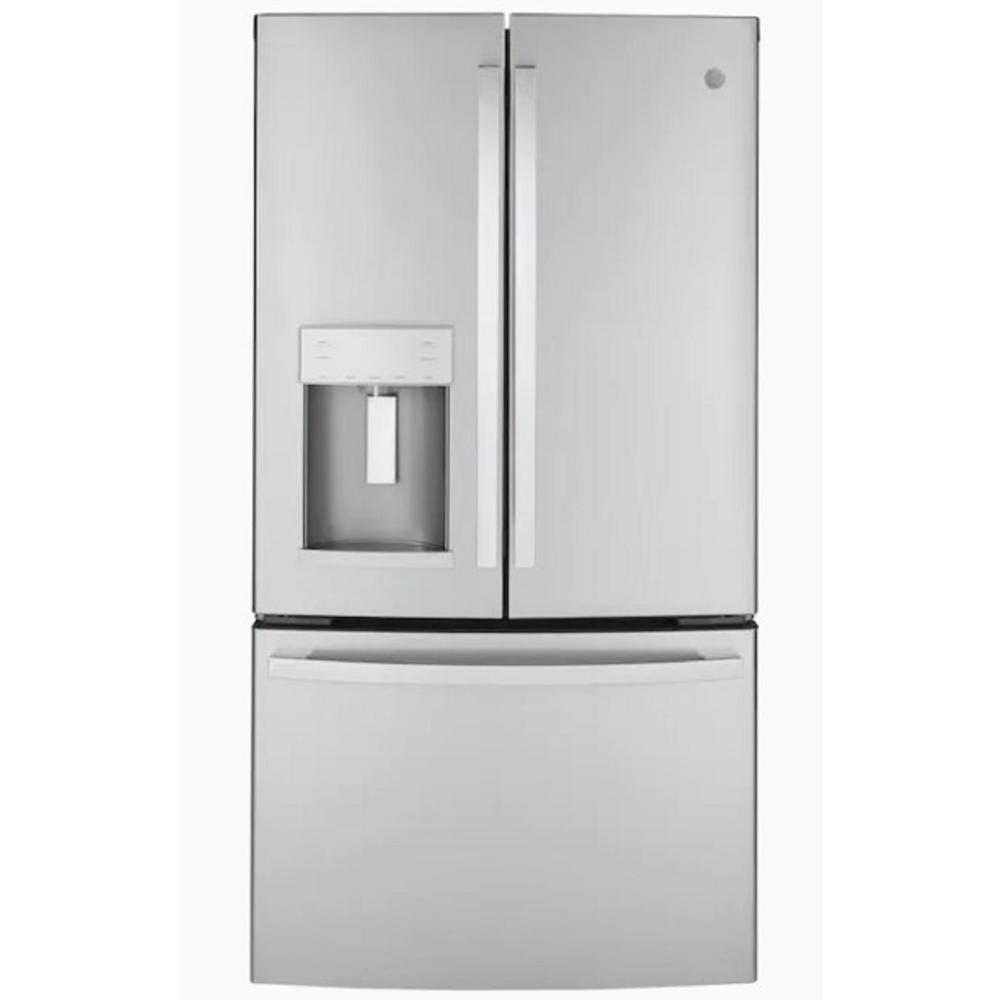 GE Appliances GYE22GYNFS 36" 22.1 cu.ft. Stainless Steel French Door Refrigerator