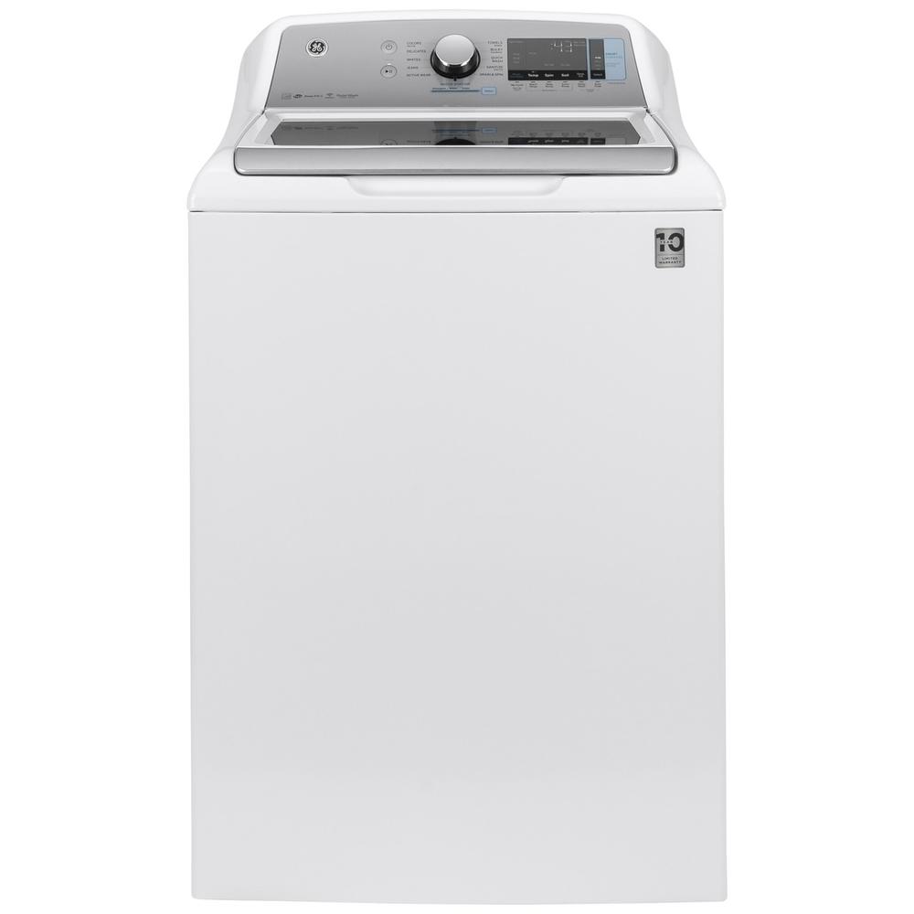 GE Appliances GTW840CSNWS 5.2cu.ft. Capacity Smart Washer with Power Prewash - White