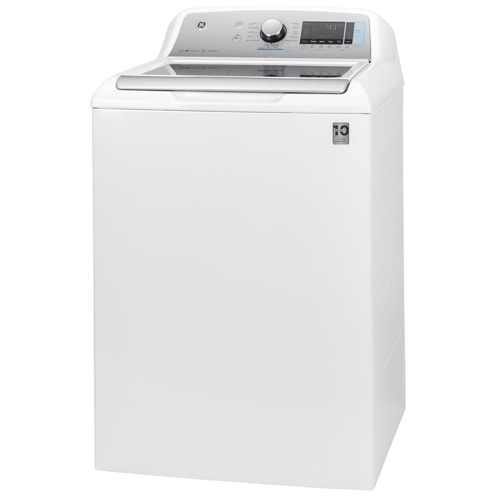 GE Appliances GTW840CSNWS 5.2cu.ft. Capacity Smart Washer with Power Prewash - White