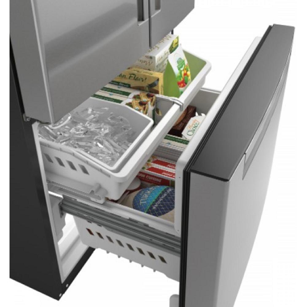Haier QNE27JYMFS 36" 27 cu.ft. Stainless Steel Bottom Freezer Refrigerator
