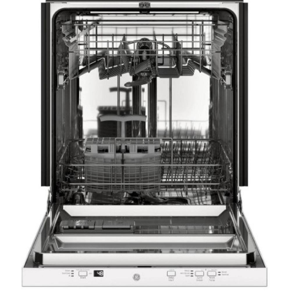 GE Appliances GDT226SGLWW 24" White Fully Integrated Dishwasher