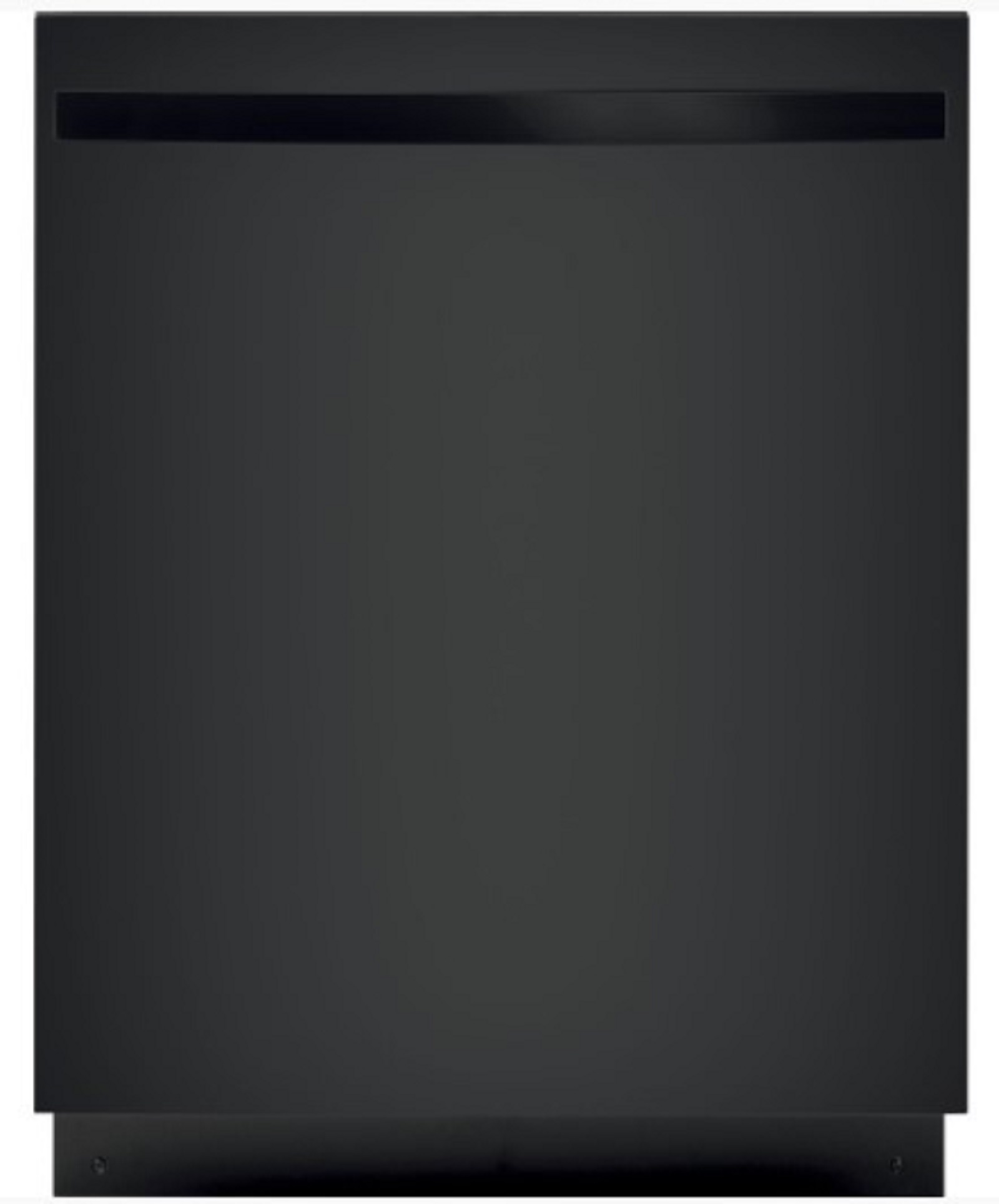 black integrated dishwasher