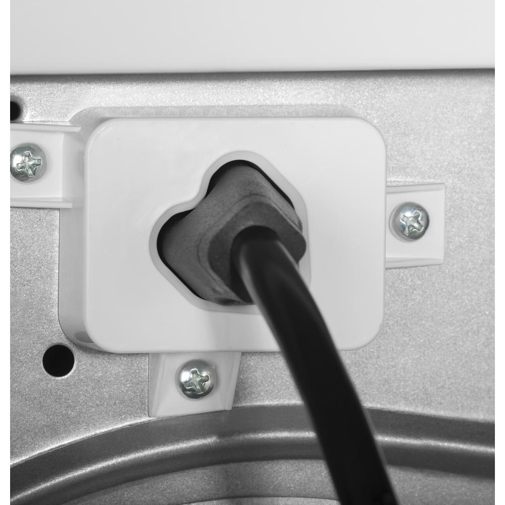 GE Appliances QFD15ESSNWW 4.3cu.ft. Smart 24&#8221; Front Load Electric Dryer &#8211; White