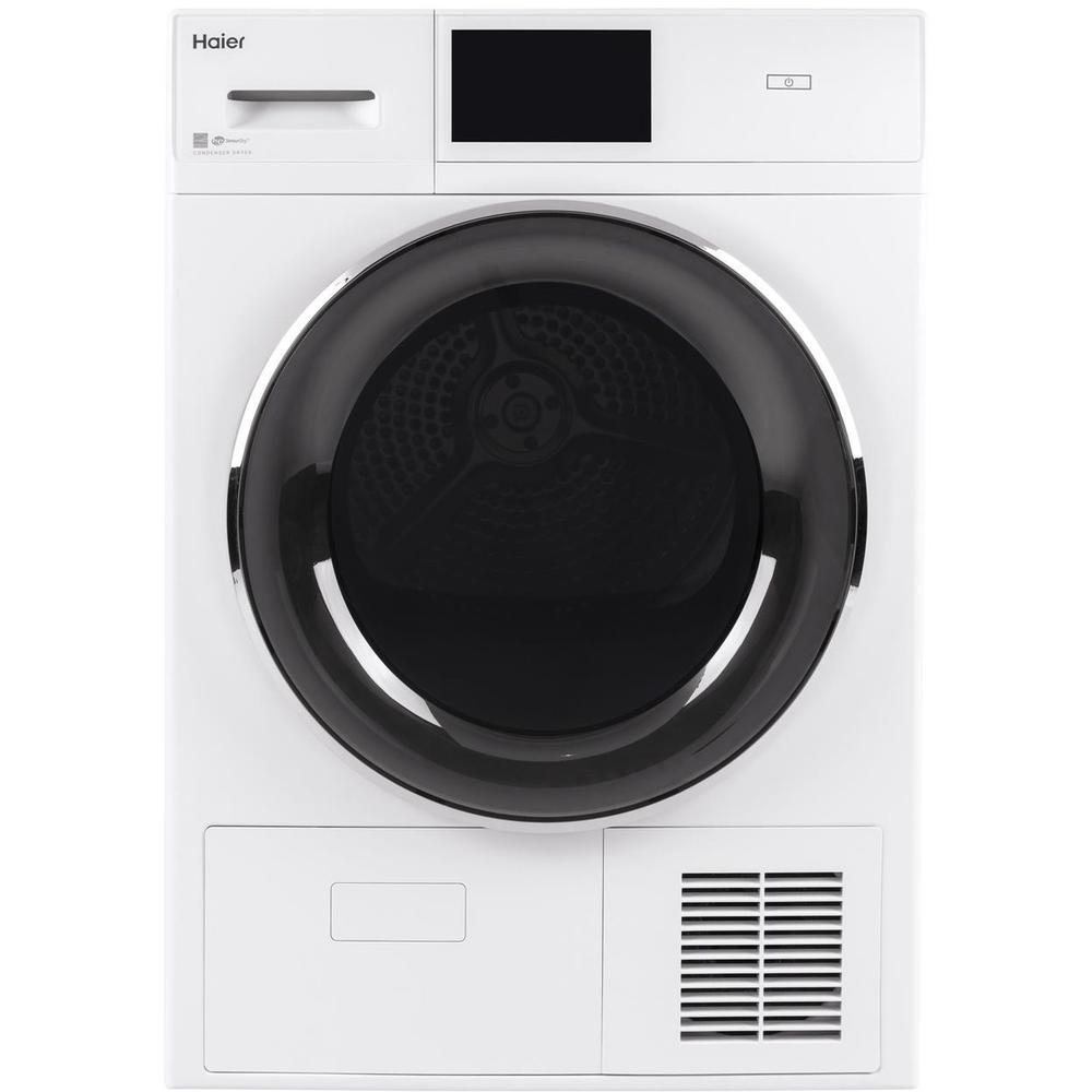 Haier QFT15ESSNWW 4.1cu.ft. Smart 24&#8221; Electric Dryer with Ventless Condenser &#8211; White