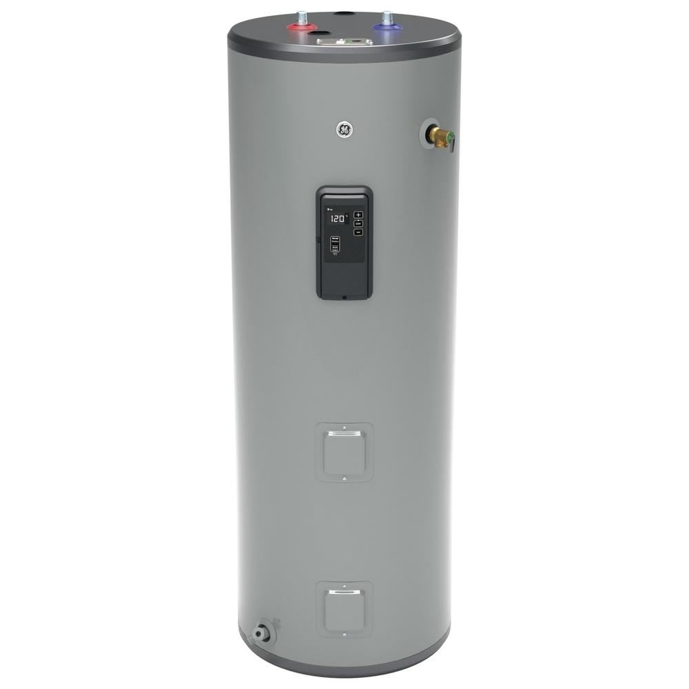 GE Appliances GE50T10BLM Smart 50gal Tall Electric Water Heater - Gray