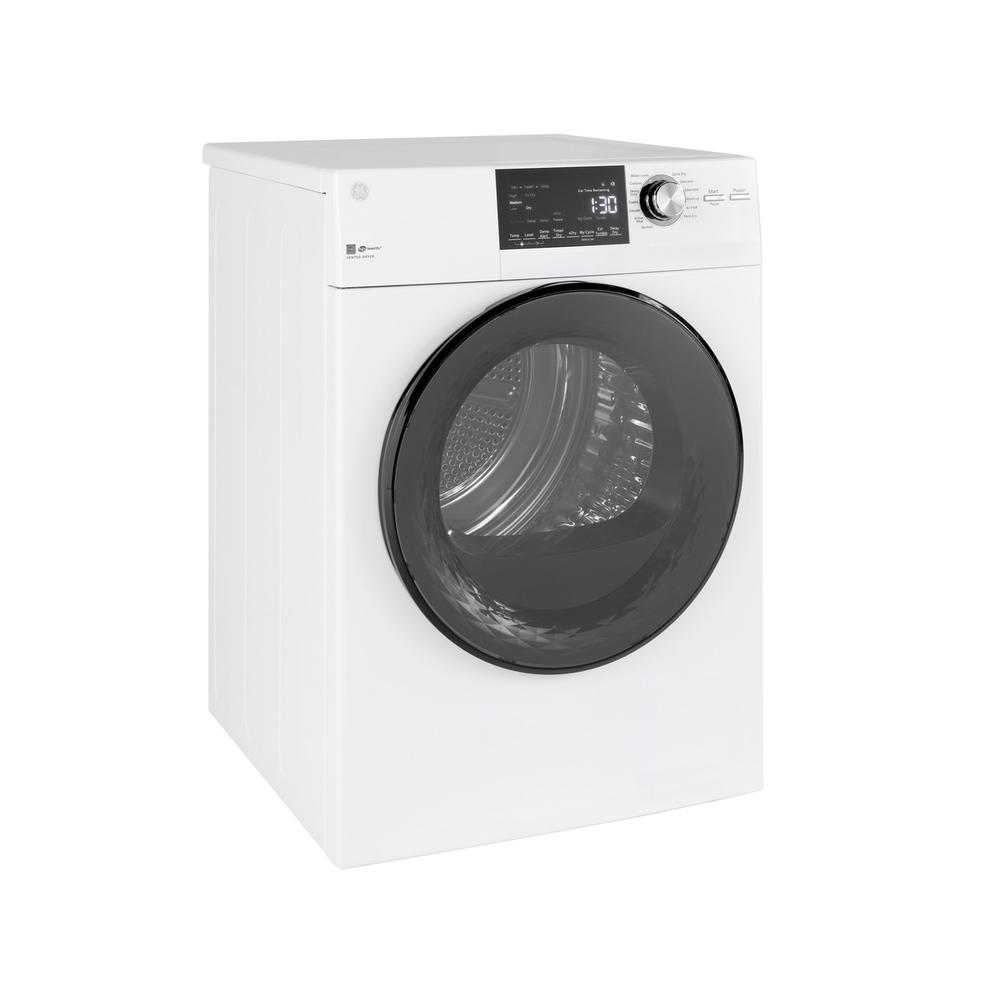 GE Appliances GFD14ESSNWW 24" 4.3cu.ft. Front Load Vented Electric Dryer - White